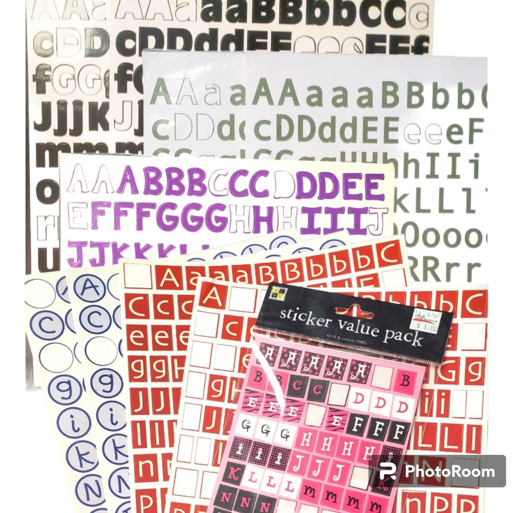 Alphabet Stickers